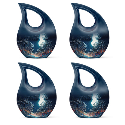 Personalized Galaxy Cremation Urn for Women - 10-inch, 200 cu in - Yatskia