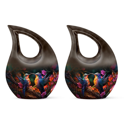 10 Inch Extra Large Humming Bird Urn 