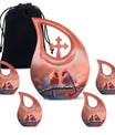 Humming Birds Pair Urn For Ashes - Bird Cremation Urn For Men