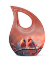 Humming Birds Pair Urn For Ashes - Bird Cremation Urn For Men