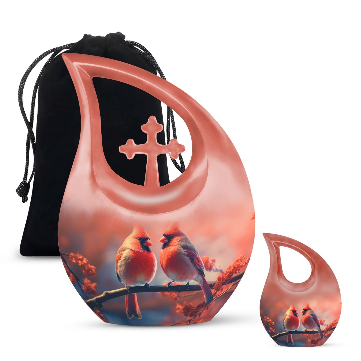 Surfing Funeral Urn For Adult Men & Women - Ocean Memorial Urn Set