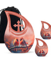 Humming Birds Pair Urn For Ashes - Bird Cremation Urn For Men