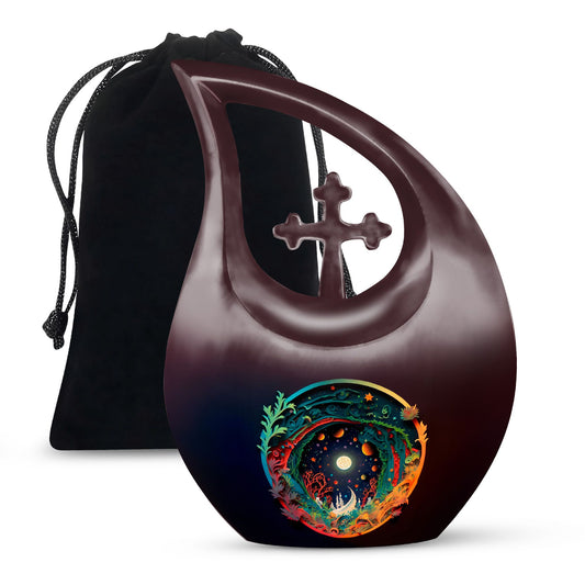 10-inch Fairytale Cut Paper Urn 