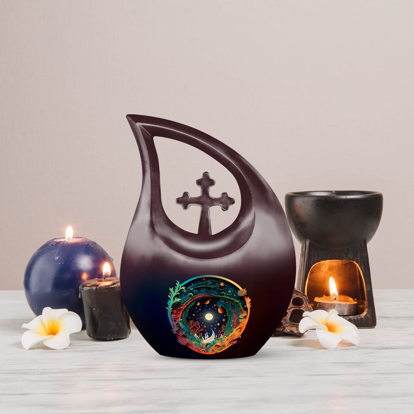 10-inch Fairytale Cut Paper Urn 