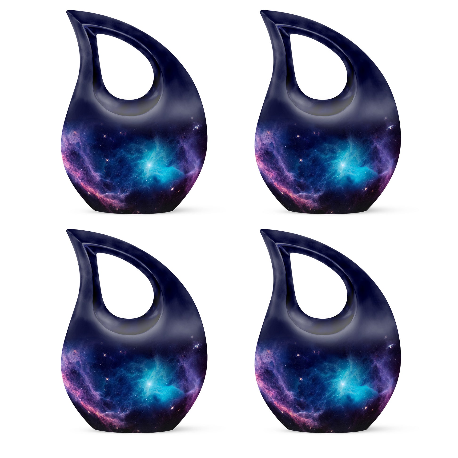 Space Galaxy Themed Urn – Elegant Memorial Keepsake for Human Ashes