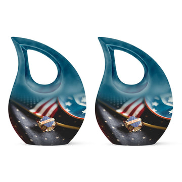 Small Urn Set of 2 -3