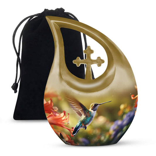 10 inch Humming Bird Urn 