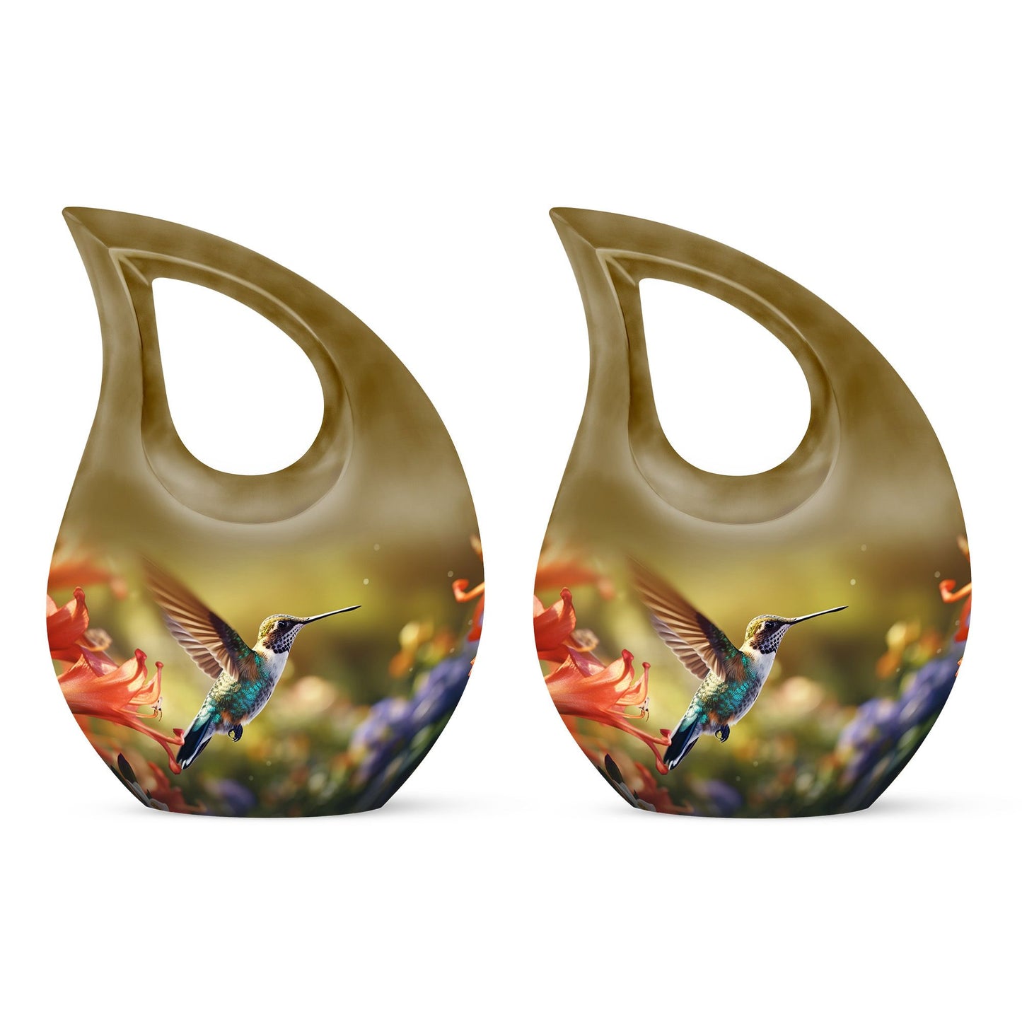 10 inch Humming Bird Urn 