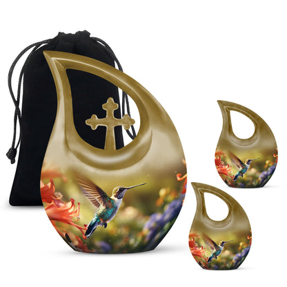 10 inch Humming Bird Urn 