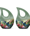 10 inch Humming Bird Cremation Urn, 