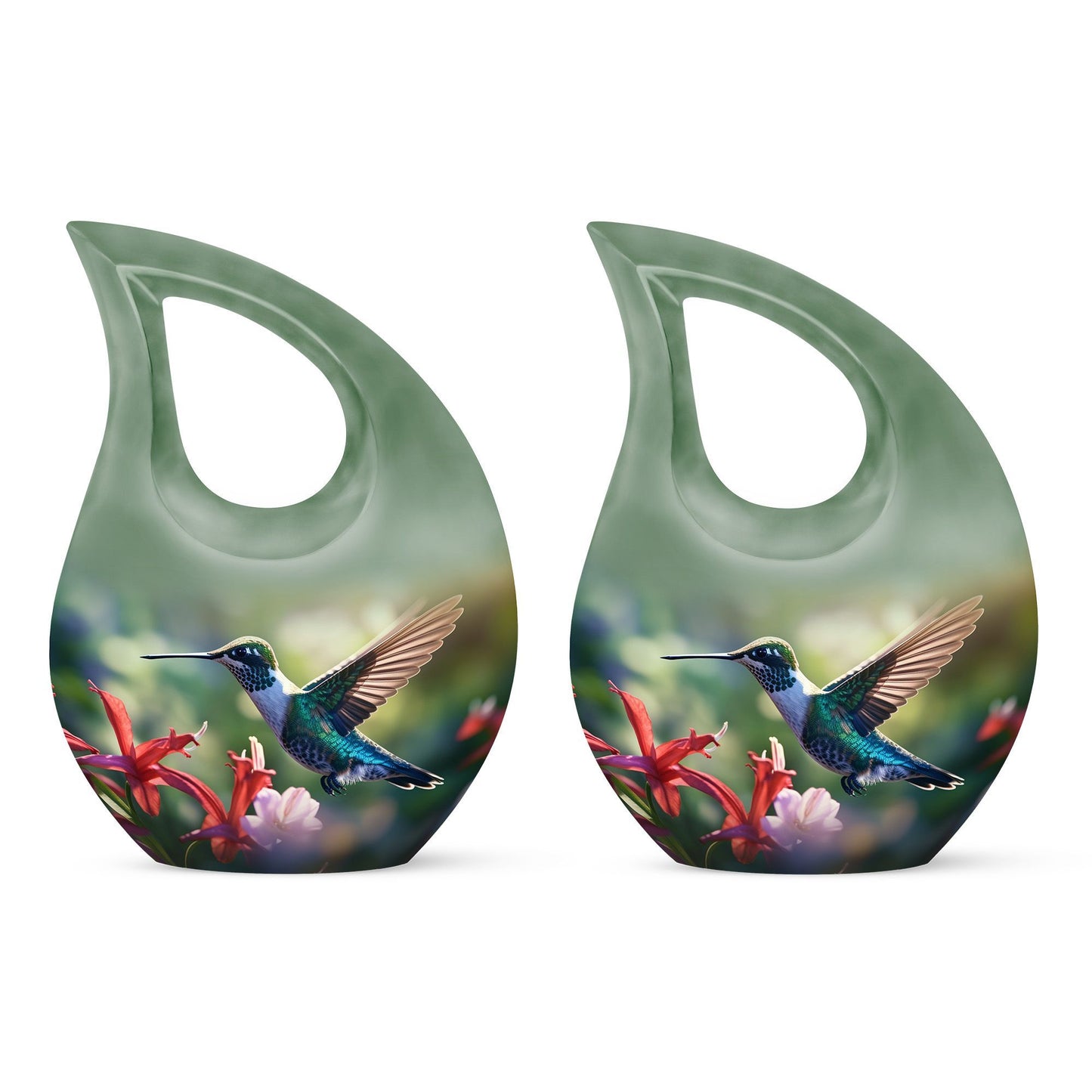10 inch Humming Bird Cremation Urn, 