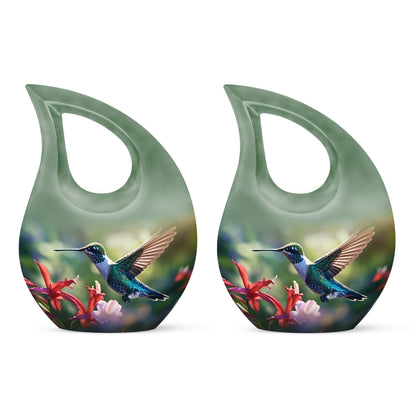 10 inch Humming Bird Cremation Urn, 