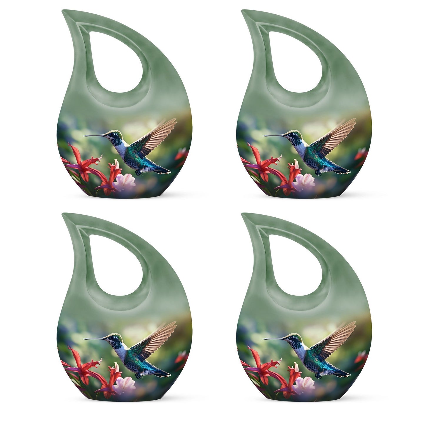 10 inch Humming Bird Cremation Urn, 