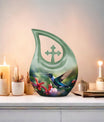 10 inch Humming Bird Cremation Urn, 