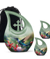 10 inch Humming Bird Cremation Urn, 