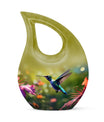10 Inch Humming Bird Cremation Urn 