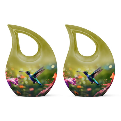 10 Inch Humming Bird Cremation Urn 