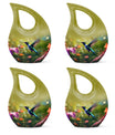 10 Inch Humming Bird Cremation Urn 