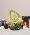 10 Inch Humming Bird Cremation Urn 