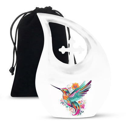 10-inch Humming Bird memorial urn