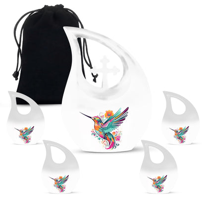 10-inch Humming Bird memorial urn