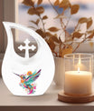 10-inch Humming Bird memorial urn