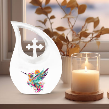 10-inch Humming Bird memorial urn