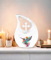 10-inch Humming Bird memorial urn