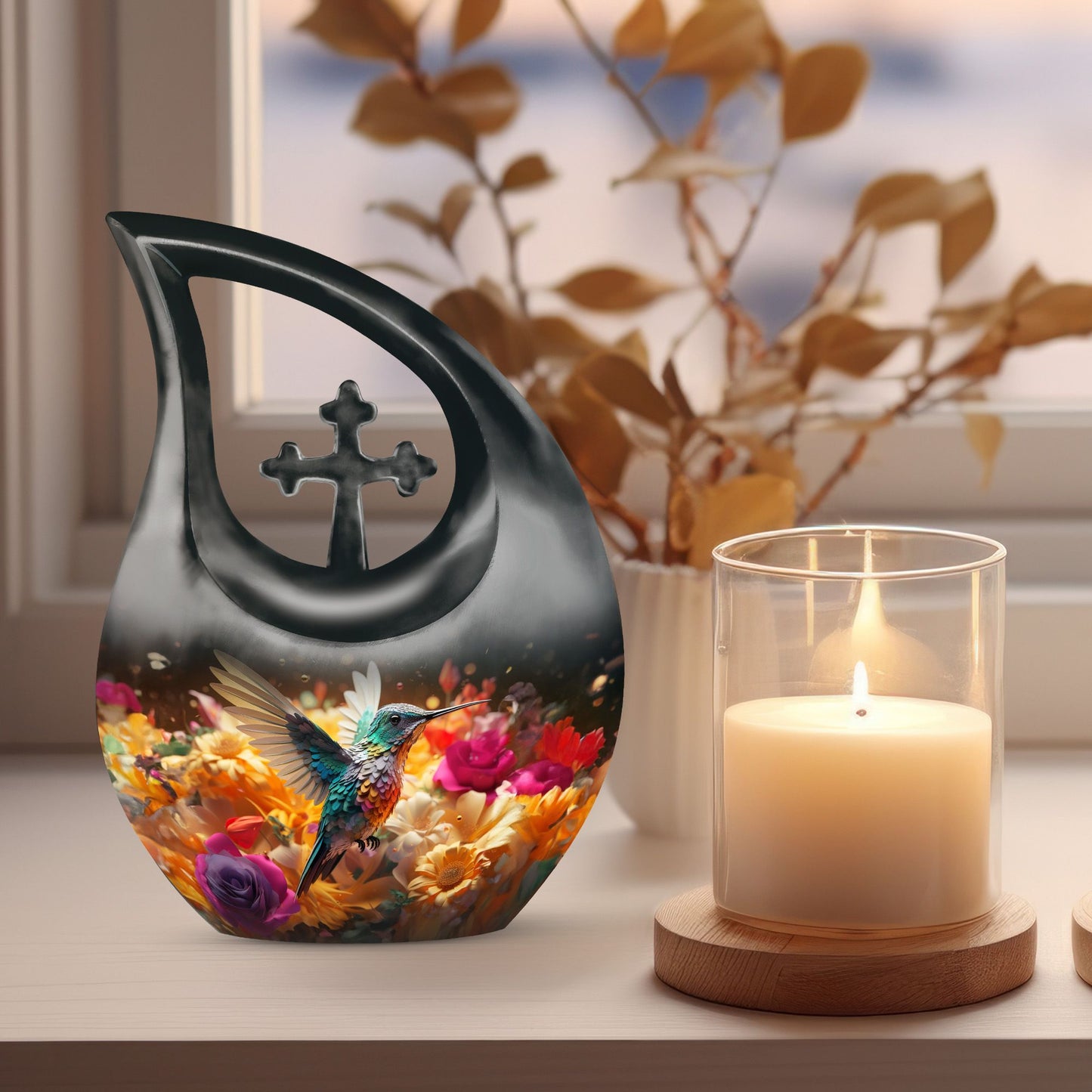 10-inch Humming Bird Urn 
