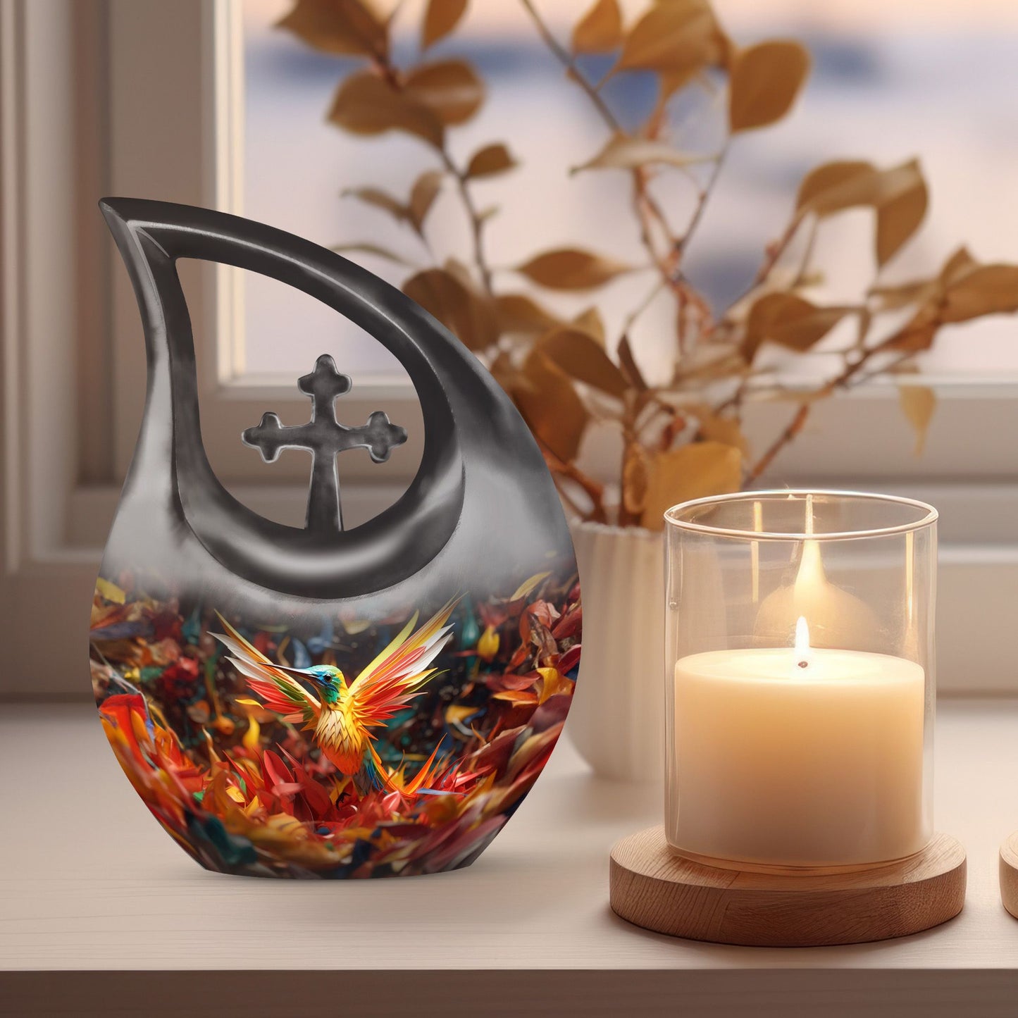 10-inch Humming Bird Urn