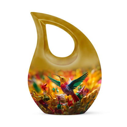 10-inch aluminium Humming Bird Urn