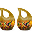 10-inch aluminium Humming Bird Urn
