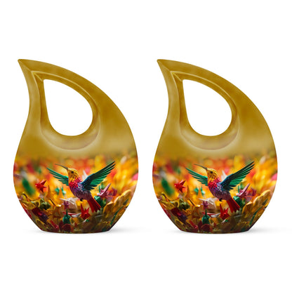 10-inch aluminium Humming Bird Urn