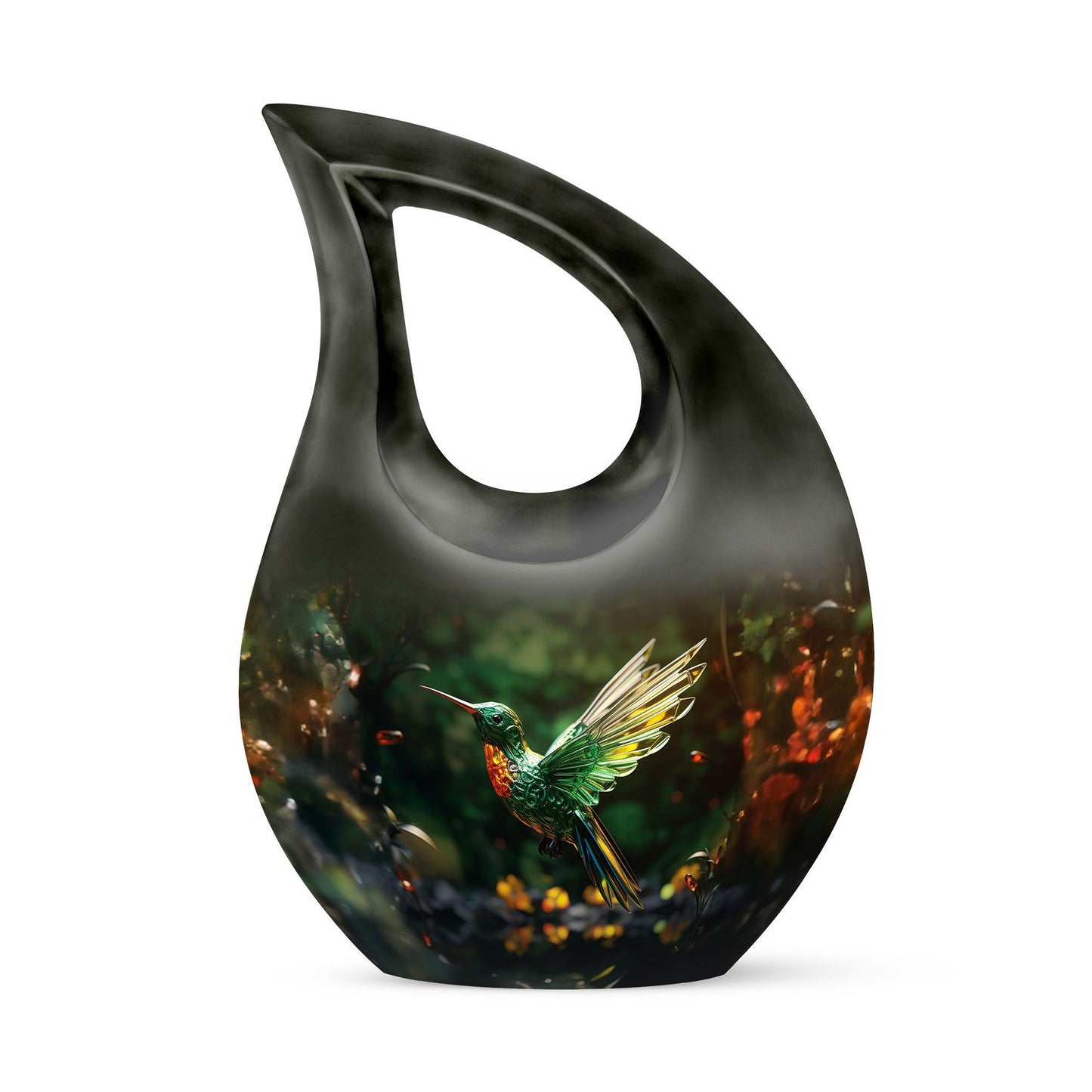 10-inch aluminium Humming Bird Urn 