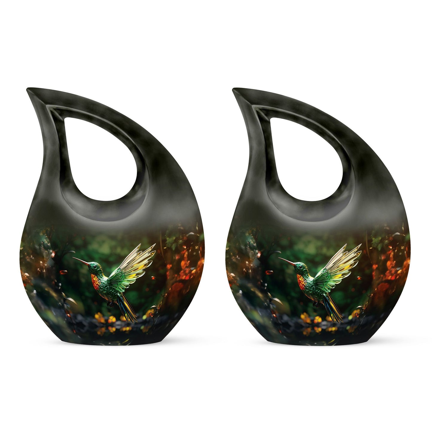 10-inch aluminium Humming Bird Urn 