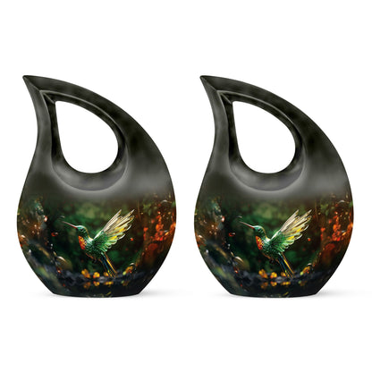 10-inch aluminium Humming Bird Urn 