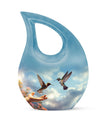 10 Inch Humming Bird Urn