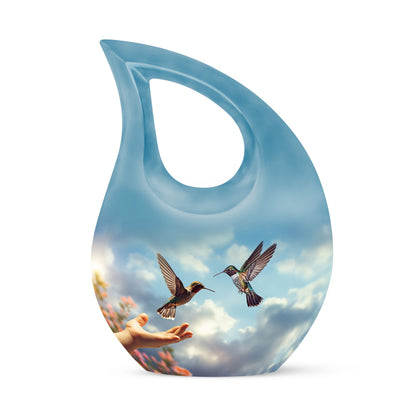 10 Inch Humming Bird Urn