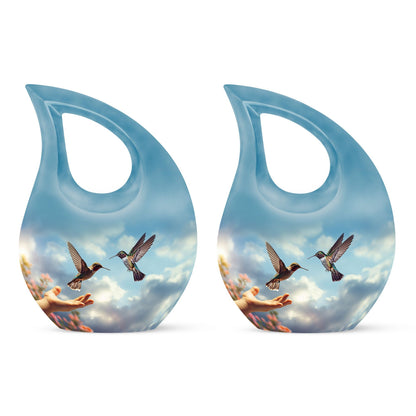 10 Inch Humming Bird Urn