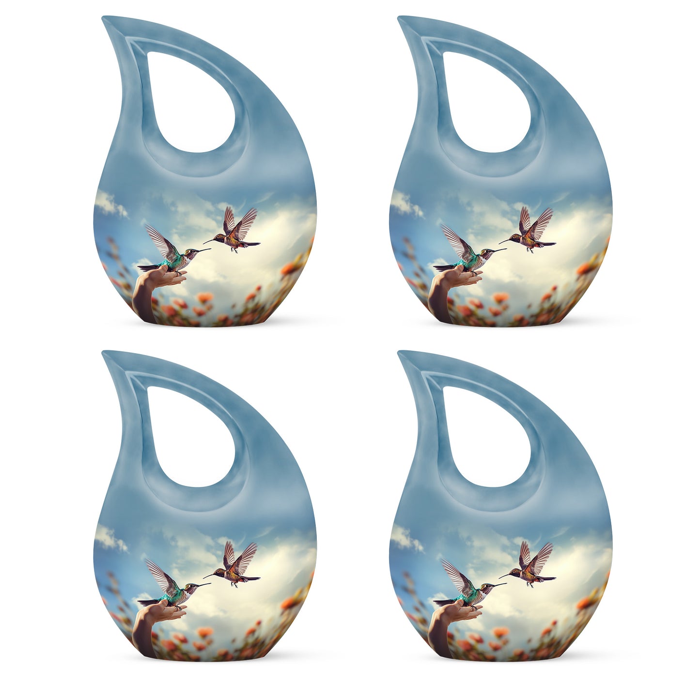 Personalized Bird Keepsake Urn for Human Ashes - 10-inch, 200 cu in - Yatskia