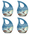 Hummingbird Urn Funeral Urn For Sale - Blue Sky Urn For Memorial