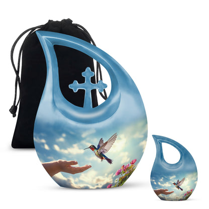 10-inch Humming Bird Urn, 