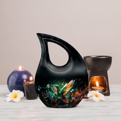 10-inch hummingbird urn 