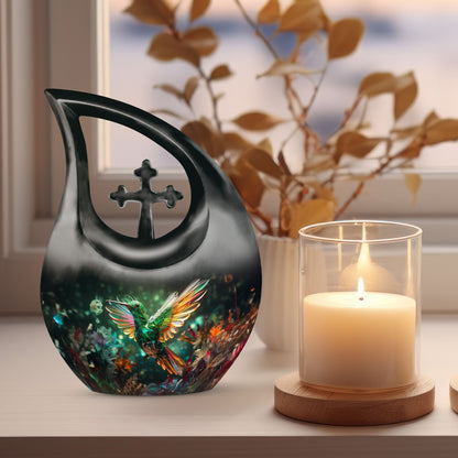 10-inch hummingbird urn 