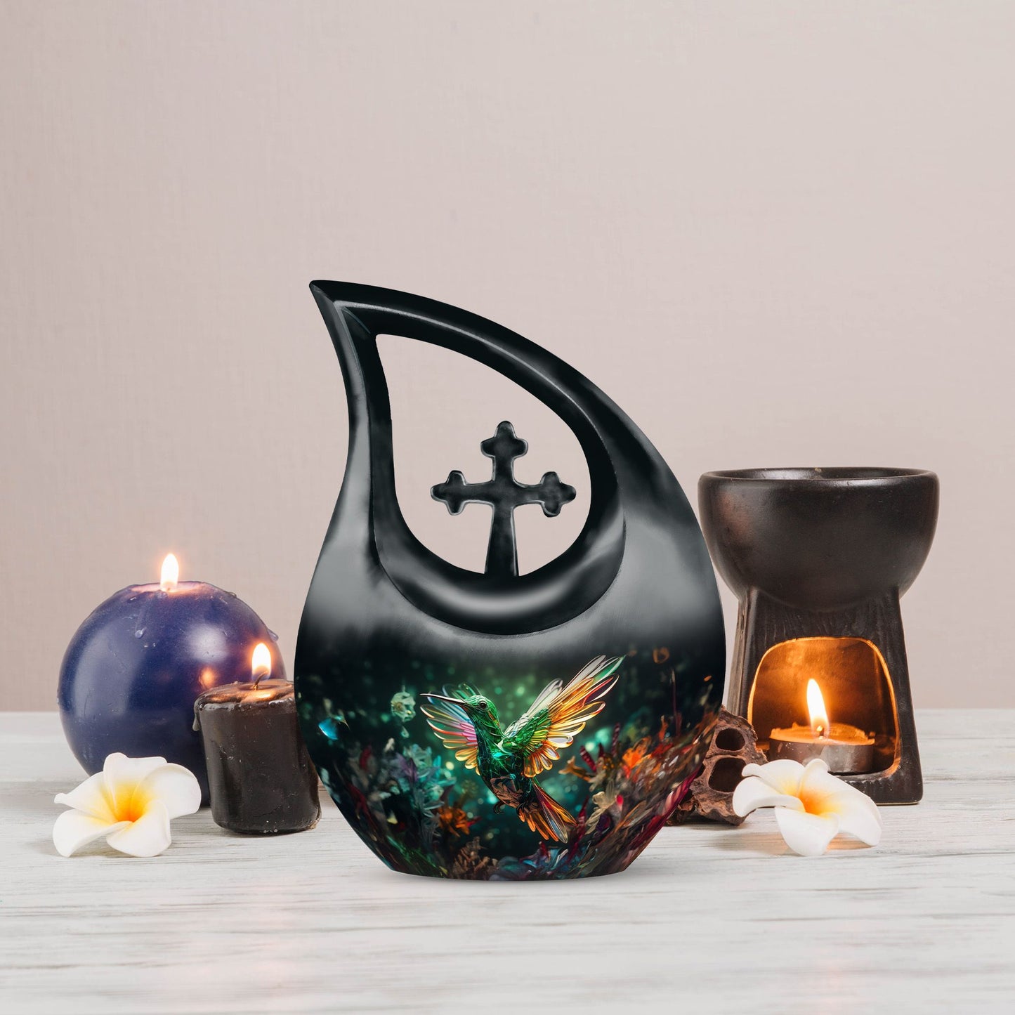 10-inch hummingbird urn 