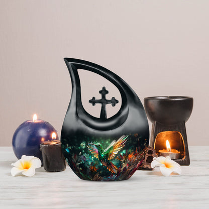 10-inch hummingbird urn 