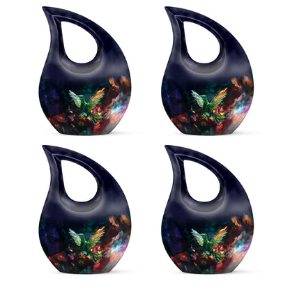 Personalized Bird Memorial Urn for Human Ashes - 10-inch, 200 cu in - Yatskia