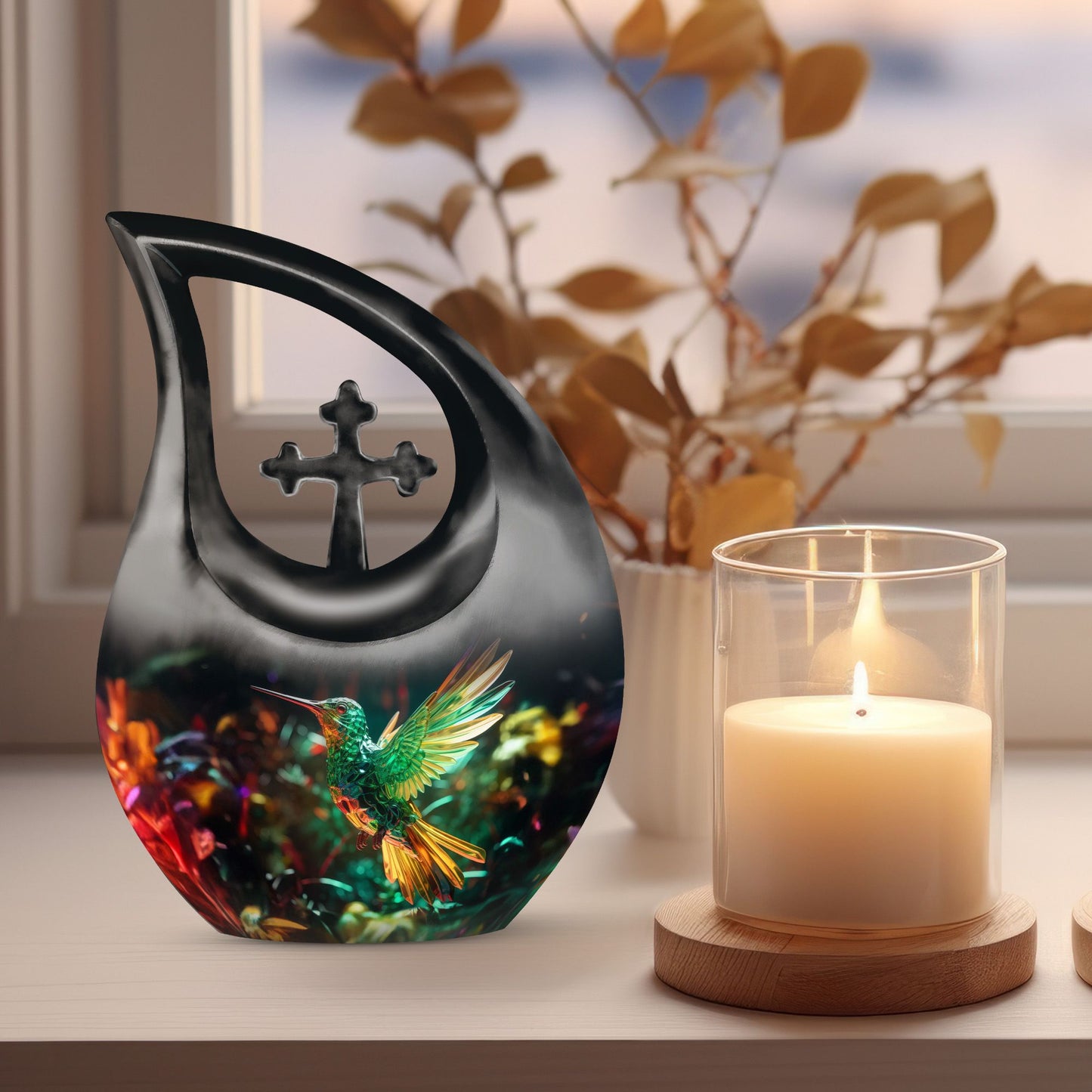 10-inch Humming Bird Urn 