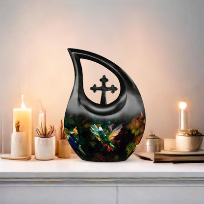 10-inch Humming Bird Urn 