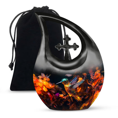 10 Inch Aluminium Humming Bird Urn 